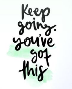 keep going you got this