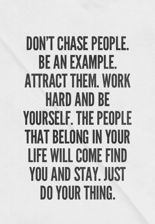 dont chase